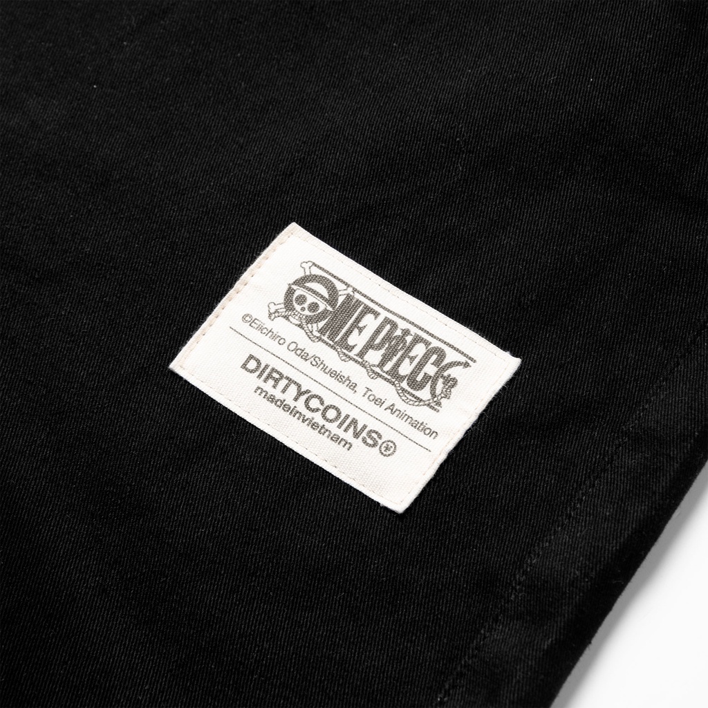 Quần DirtyCoins x One Piece Logo Print Khaki Pants - Black