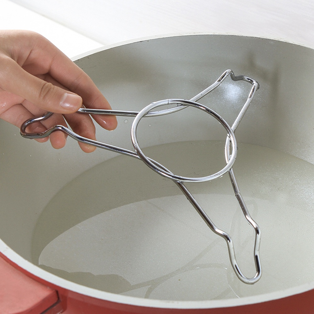 1 Khay Hấp Bánh Bao / Rau Củ Hình Tam Giác Bằng Thép Không Gỉ Dày Dặn Đa Năng