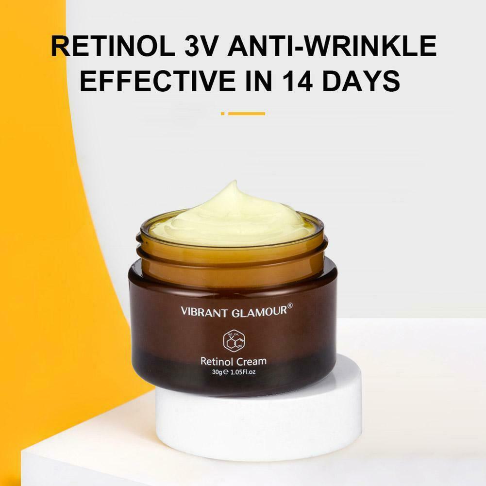 (Hàng Mới Về) Kem Retinol 30g Dưỡng Ẩm Làm Săn Chắc Da Chống Lão Hóa Loại Bỏ Nếp Nhăn E3J4