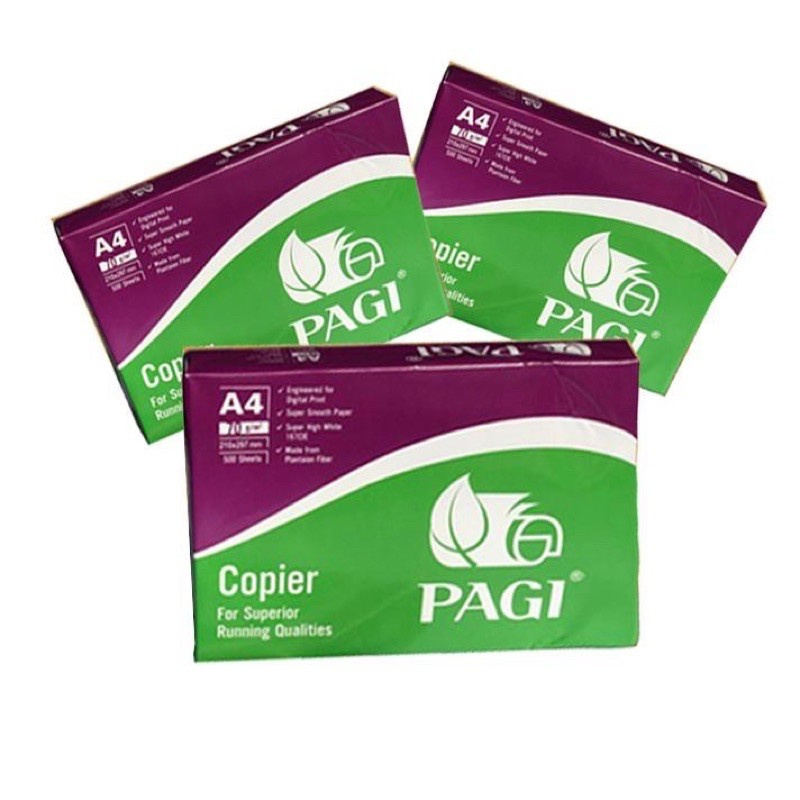 Sale Sỉ 1 thùng giấy A4 PAGI (5 tập/500 tờ) 70gsm
