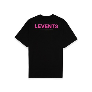Áo thun LEVENTS XL Logo Lấp lánh/ Black tee local brand full tag unisex