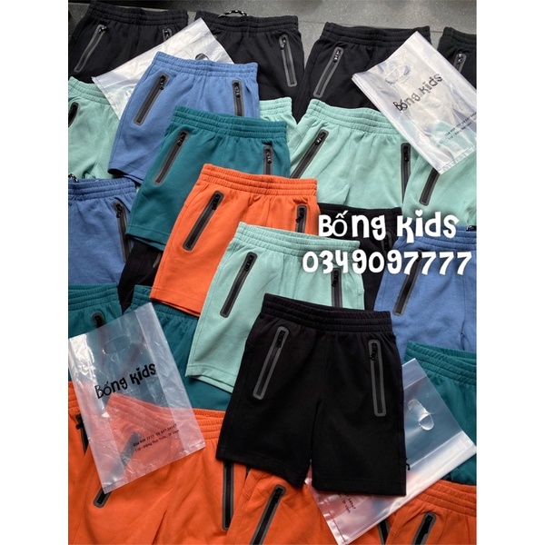 Quần Short Bé Trai Vải Ép ON