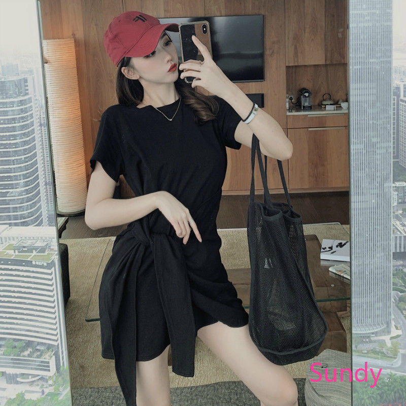 Đầm tay ngắn thời trang thanh lịch cho nữ