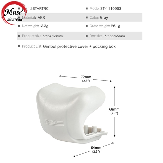 Nắp Đậy Bảo Vệ Ống Kính Máy Ảnh Cho Dji Mini 3 Pro