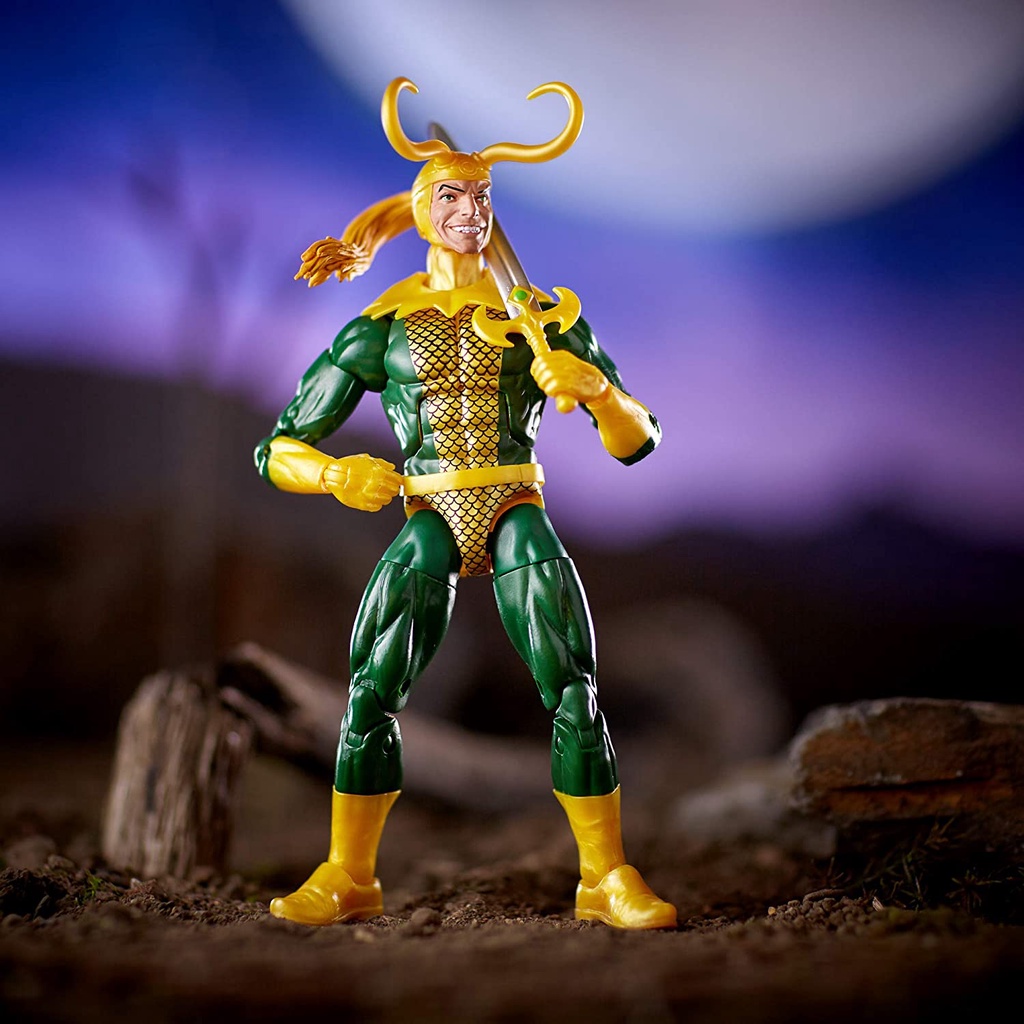 Marvel Legends Series Loki 6" Collectible Marvel Comics Action Figure Build-A-Figurepiece E3977 Mô Hình Nhân Vật Loki Trong Marvel Legends Series 6 "E3977