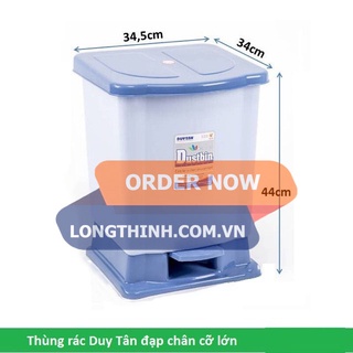 [Có sẵn] [Ảnh thật] [Chính hãng] [HCM]Thùng rác đạp cỡ lớn (đại) Duy Tân