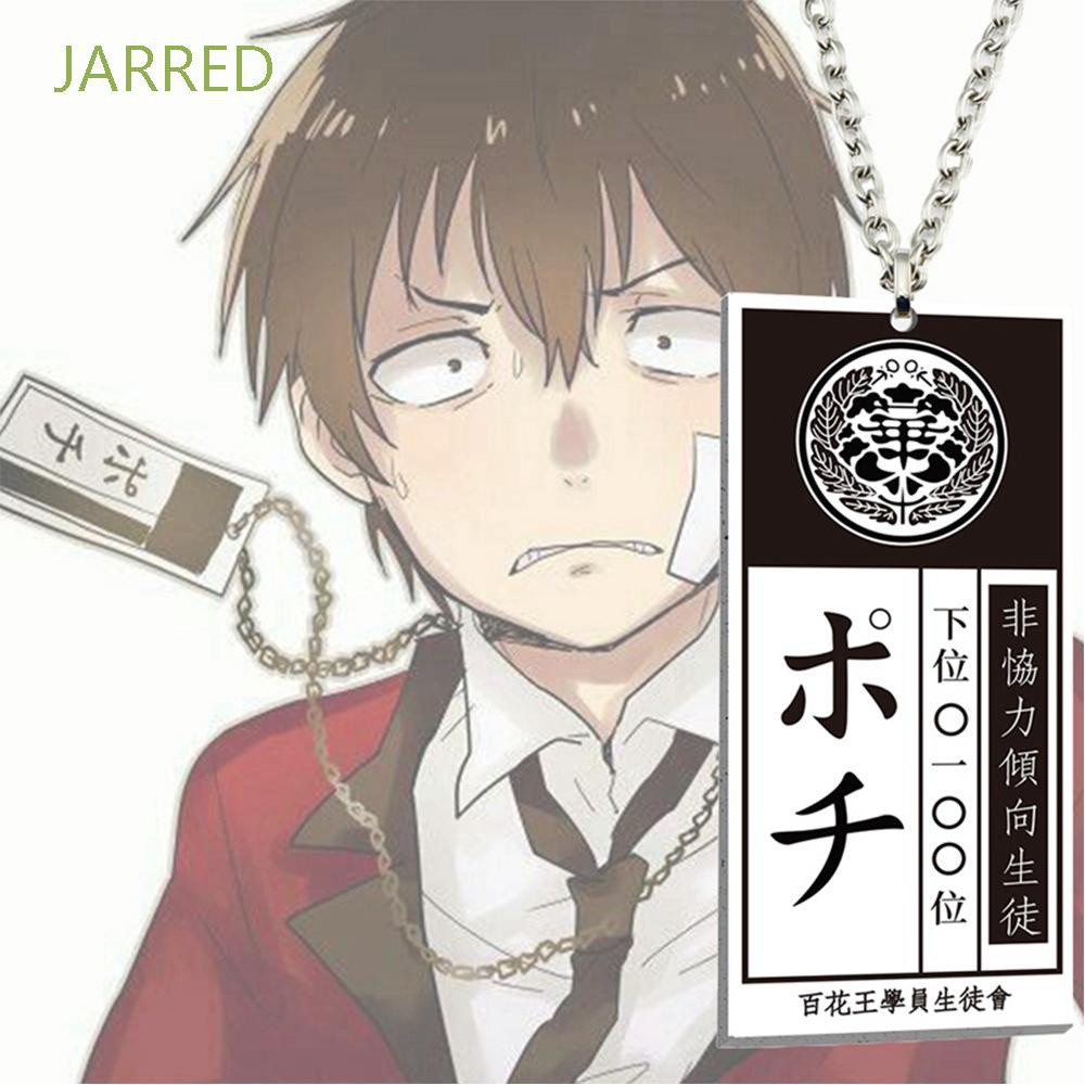 JARRED Acrylic Cosplay Jewelry Mary Yumeko Jabami Anime Kakegurui Necklace Ryouta Suzui Compulsive Gambler Saotome Unisex Pendant Necklace