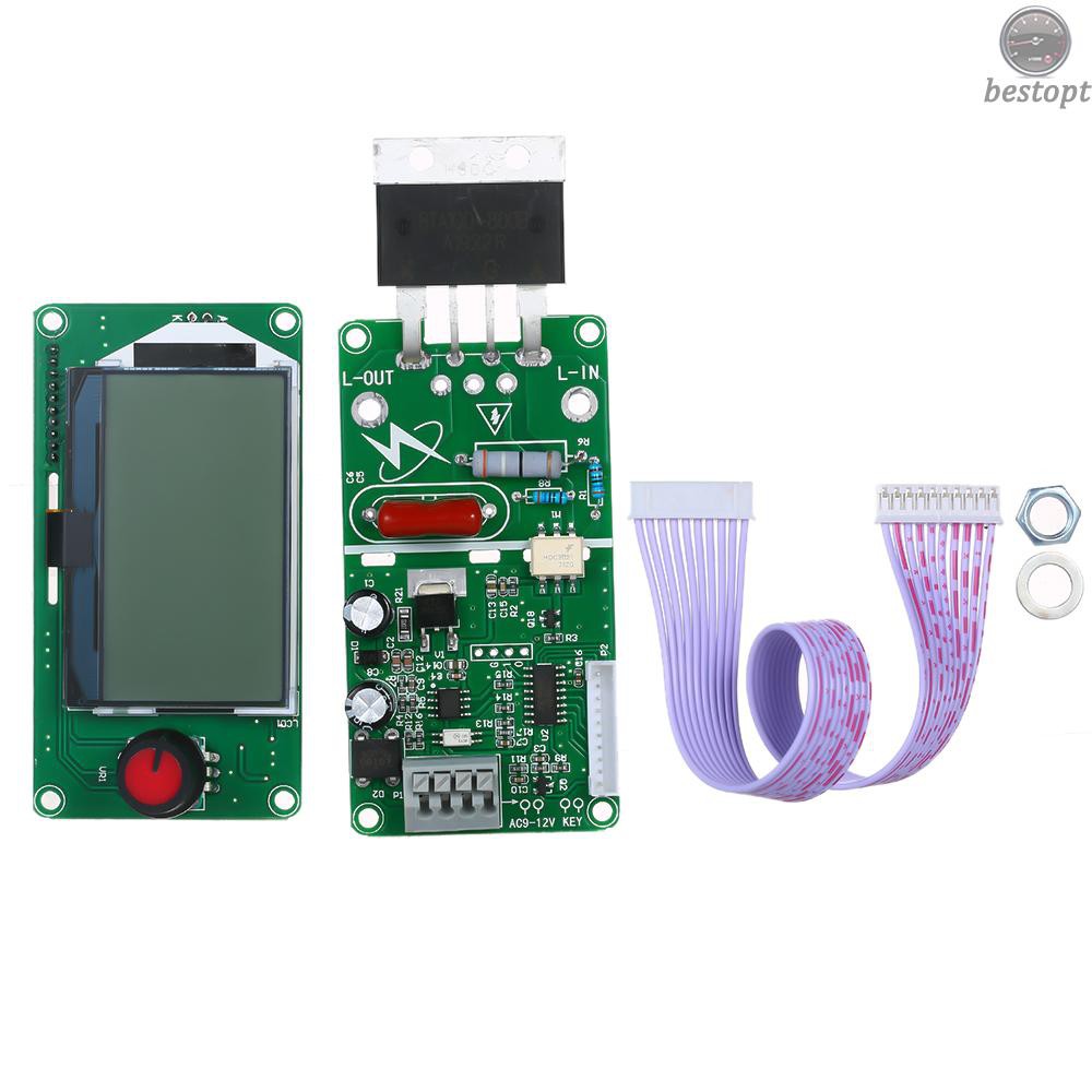 B&O 100A LCD Display Digital Double Pulse Encoder Spot Welder Controller Board Spot Welder Control Module
