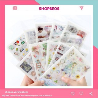 Sticker nhiều mẫu Pison dễ thương, hình dán cute trang trí đáng yêu giá rẻ – 1 bộ