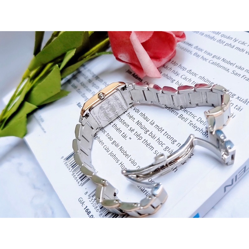 Đồng hồ nữ dây thép Citizen Eco drive EW5556 52D Sapphire