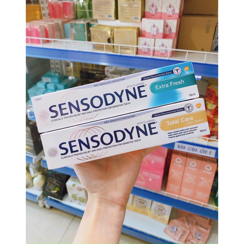 Kem đánh trắng răng Sen.so.dyne Gentle Whitening 100g