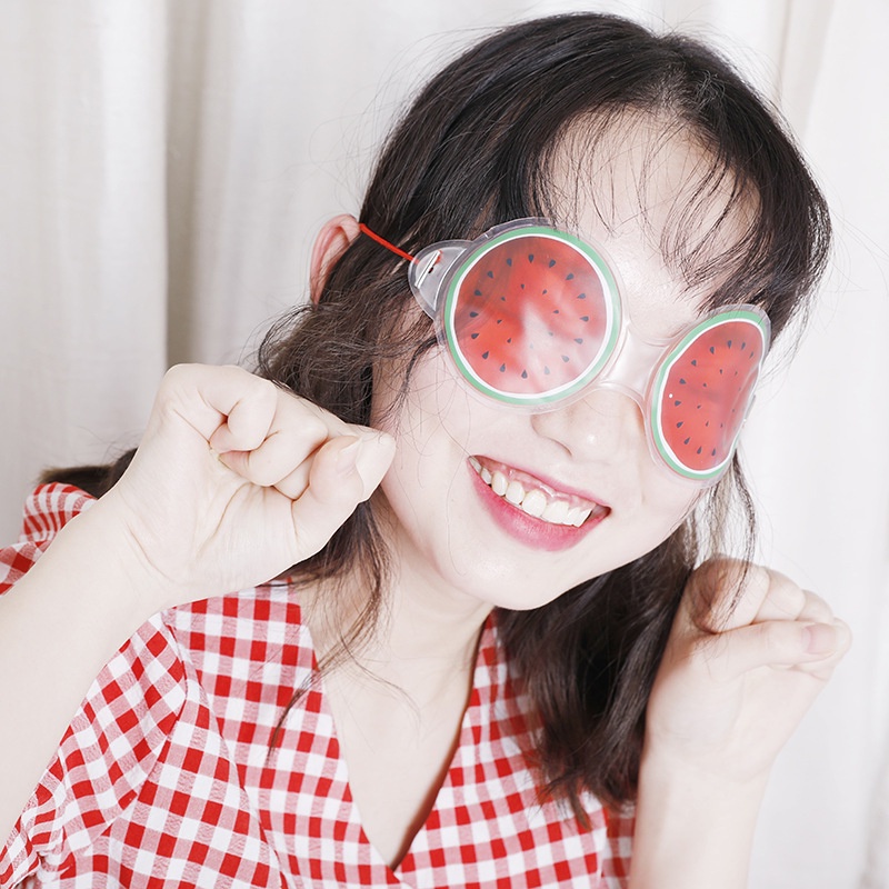 [Mới] Mặt Nạ Gel Mềm Mại Họa Tiết Trái Cây Giúp Giảm Mệt Mỏi Làm Sạch Da Quanh Mắt / Bảo Vệ Mắt Khi Ngủ / Thư Giãn