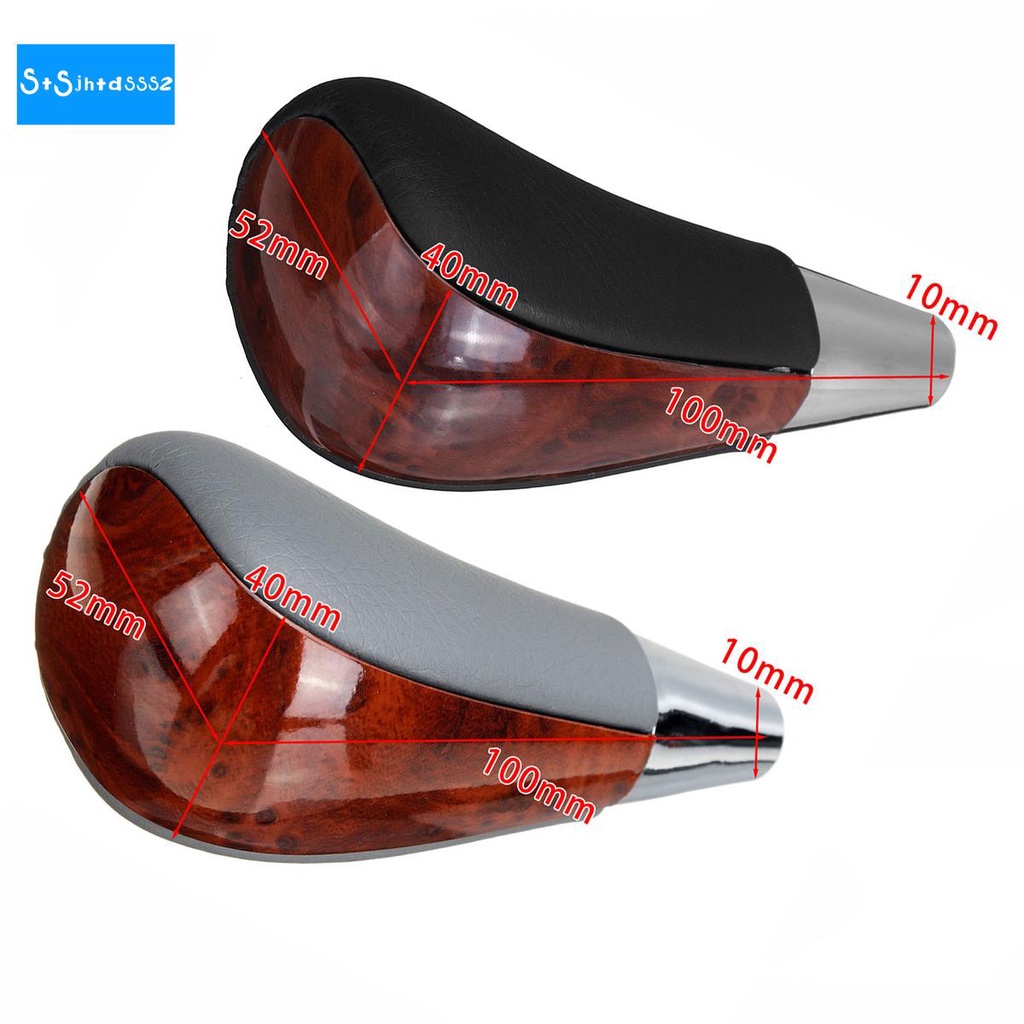 Tay Nắm Cần Số Bằng Gỗ Cho Toyota Corolla Camry / Harrier Fortuner Crown Land Cruiser Đen
