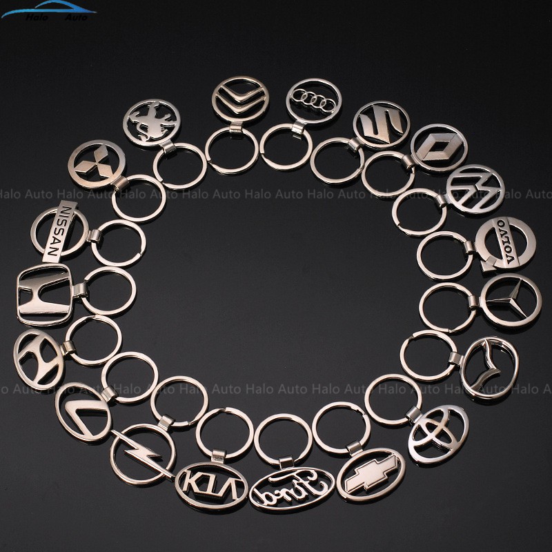 Móc Khóa Bằng Thép Không Gỉ Hình Logo Xe Hơi Bmw