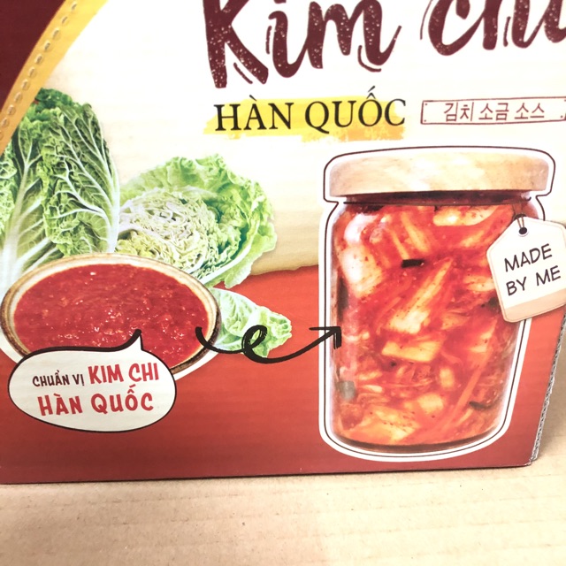 Hộp x10 Túi Xốt Muối KimChi Hàn Quốc 180g