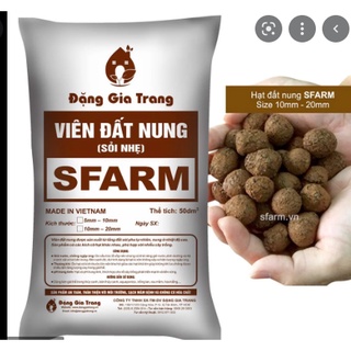 1 kg Đất sét nung (sỏi nhẹ Đặng Gia Trang)Trộn Đất, Lót Đáy Chậu,... (Cân lẻ)
