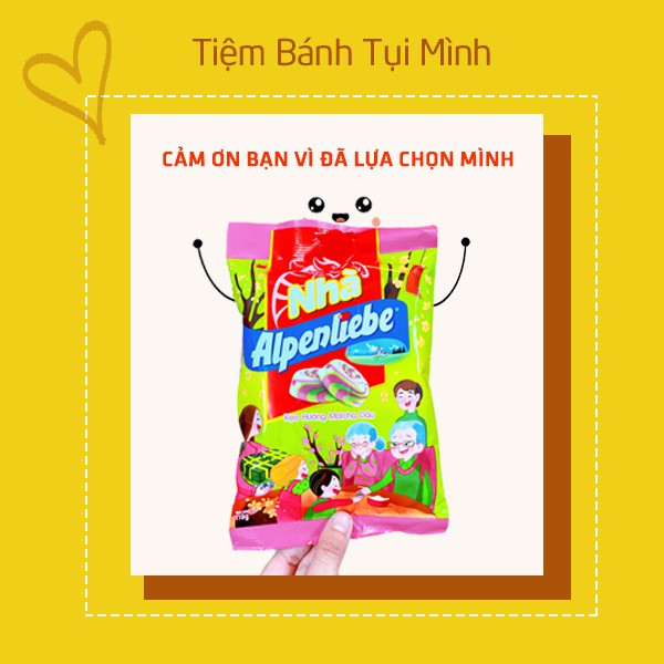 Kẹo Alpenliebe Matcha Dâu phiên bản Nhà ngày Tết (119 gram)