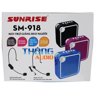 Máy Trợ Giảng Không Dây Sunrise SM-919 Có Bluetooth