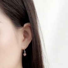 Khuyên tai bạc hạt lựu trang sức phụ kiện nữ phong cách Hàn Quốc thiết kế sáng tạo đẹp