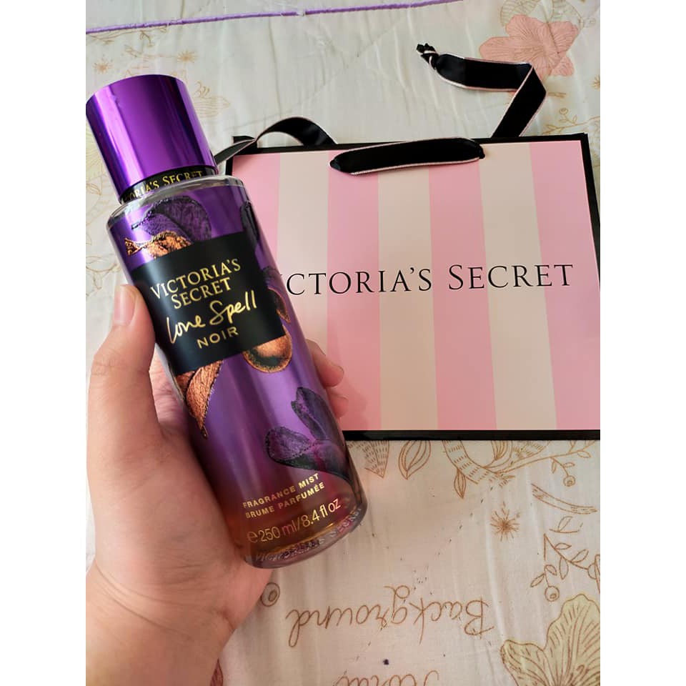 XỊT THƠM BODY VICTORIA SECRET LOVE SPELL NOIR 250ML CHÍNH HÃNG - 5177