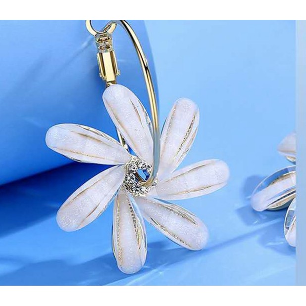 Đôi bông tai hình hoa thời trang kiểu dáng vintage