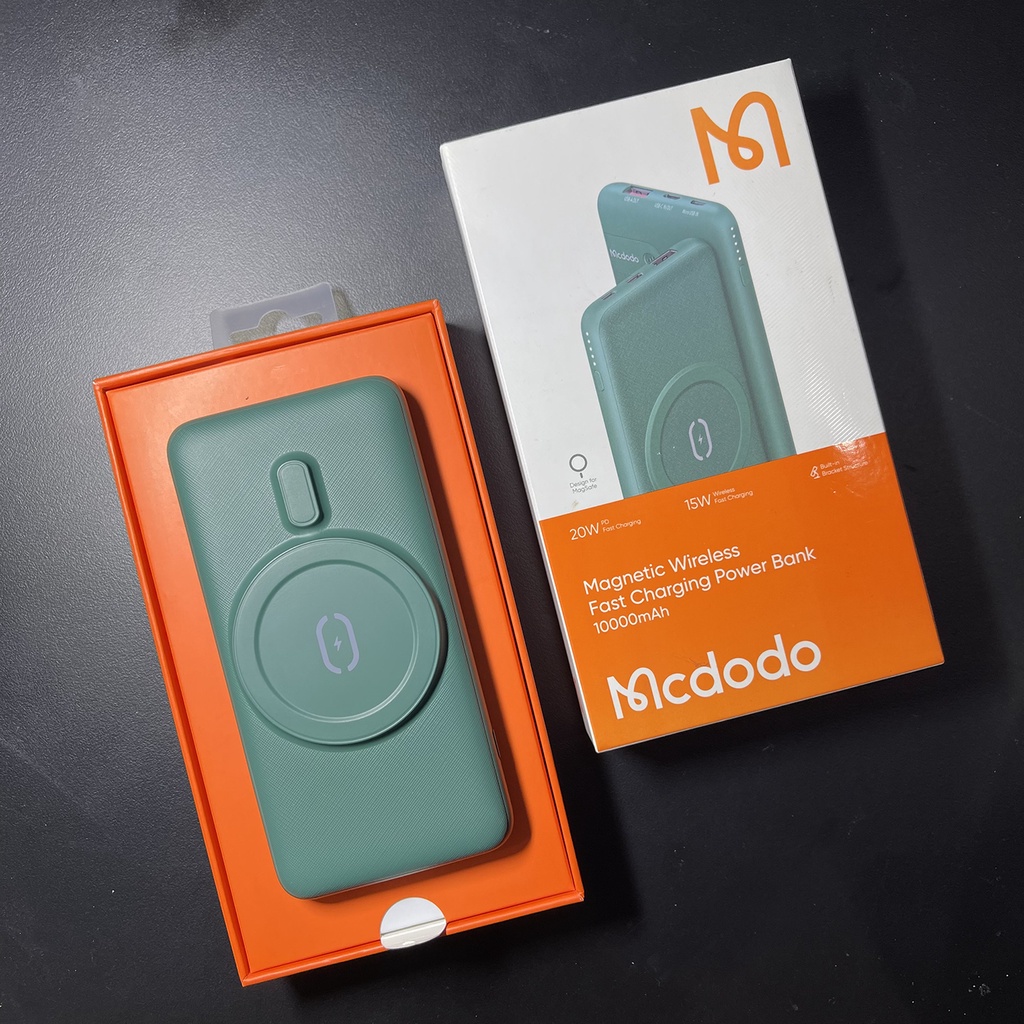 Sạc dự phòng sạc nhanh không dây Chính hãng Mcdodo 10000mAh - Hỗ trợ Mag.Safe