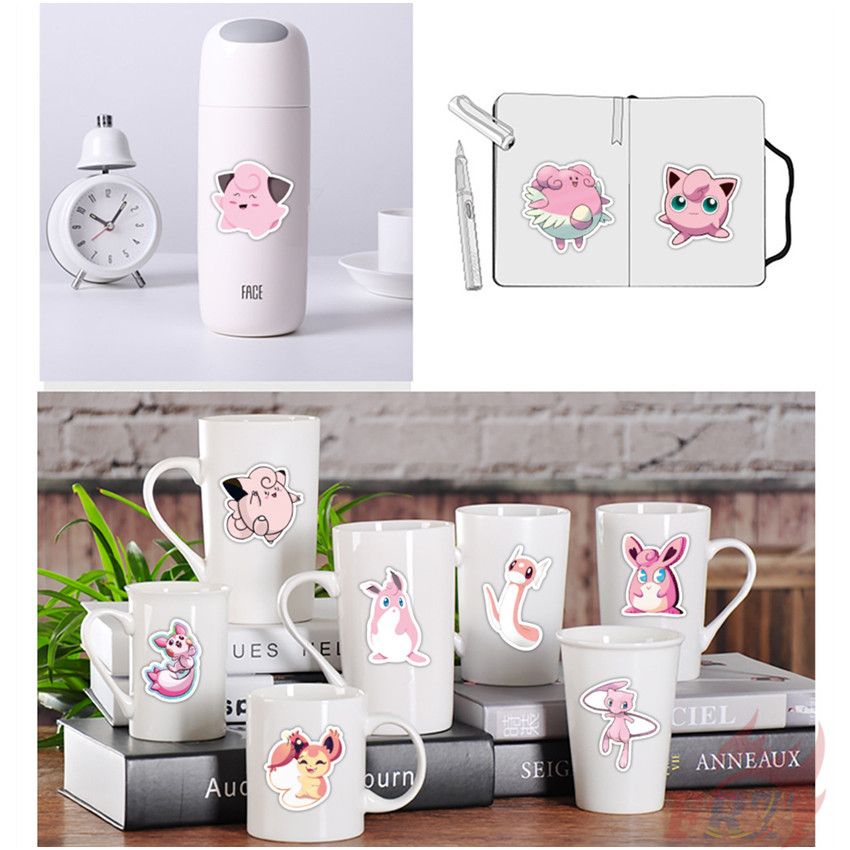 Bộ 50 Miếng Dán Hình Pokemon Go Series 01 Dễ Thương