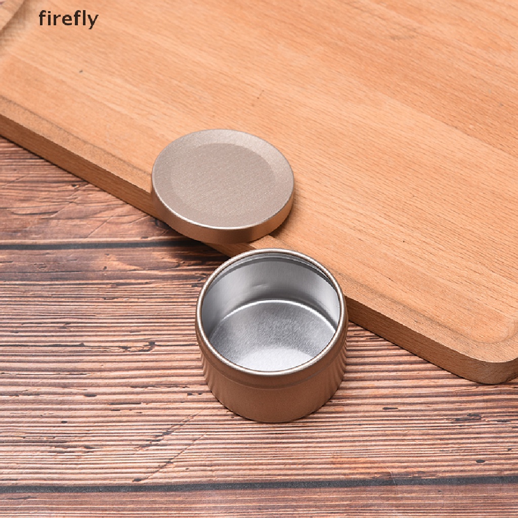 Hộp Đựng Nến Hình Tròn Bằng Thiếc Tiện Dụng