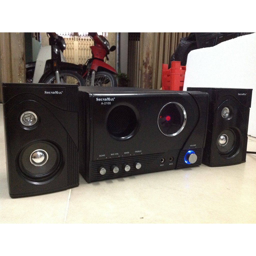 Loa vi tính SOUNDMAX 2.1 2100 còn mới giá rẽ