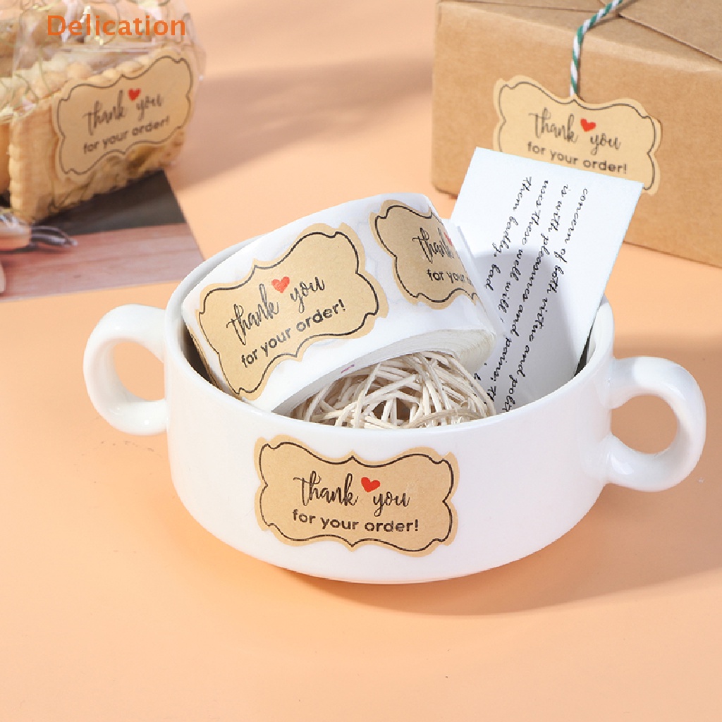 Cuộn 250 Miếng Dán In Chữ Thank You for Your Order