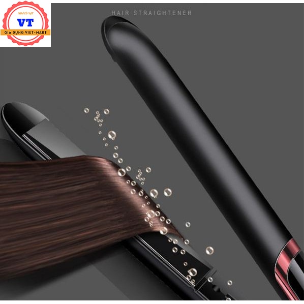 Máy ép duỗi tóc, uốn tóc xoăn Hàn Quốc 3in1, thanh gốm là tóc nhanh, giúp kẹp thẳng tóc tránh hư tổn