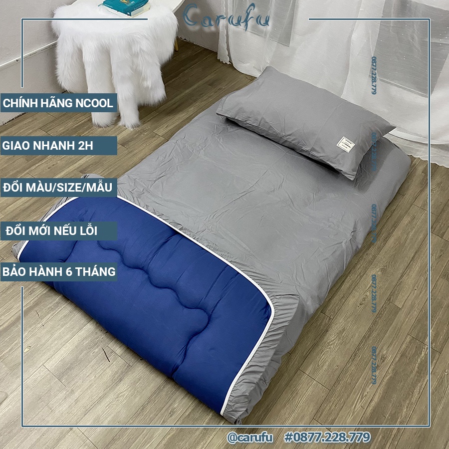 Nệm Topper Mỏng 7cm CARUFU siêu êm 1m 1m2 1m4 1m6 1m8 2m
