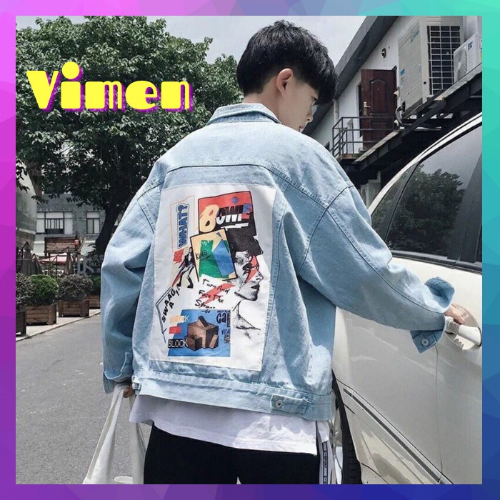 Áo Khoác Jean Denim Nam Nữ Mũ Nỉ Tay Nỉ Đẹp Cao Cấp, Áo Khoác Bò Nam | BigBuy360 - bigbuy360.vn