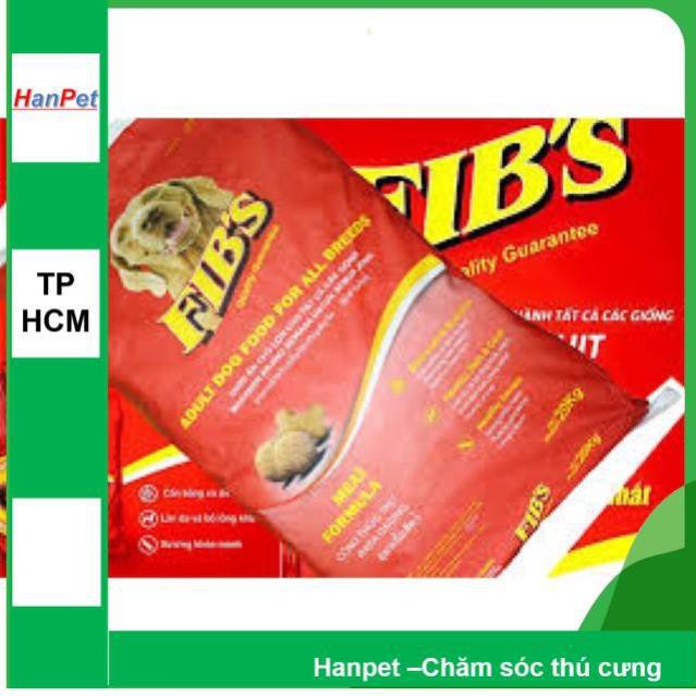 [Mã PETSALE giảm 8% đơn 250K] Hanpet.GV- Fib's Bao 20kg- Thức ăn cho mọi loại chó lớn phù hợp chó trên 10 tháng tuổi