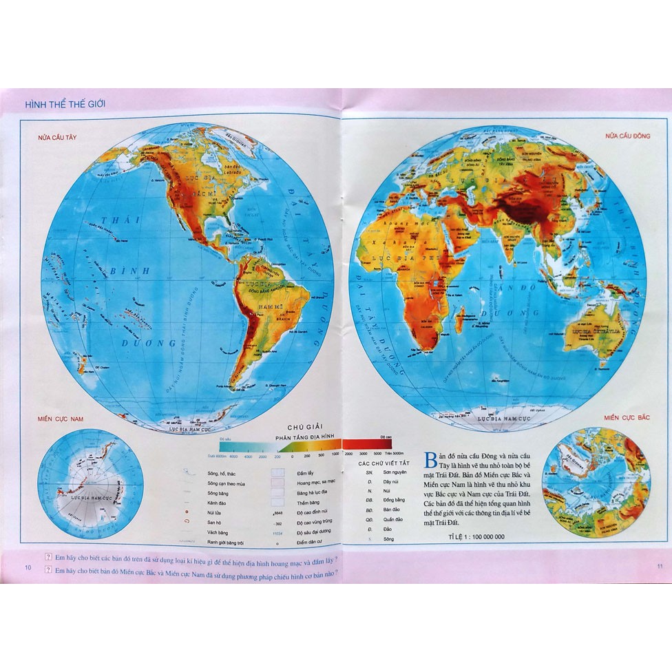 Sách tập bản đồ Địa lí 6: Mã số: ADC08b9-CPB