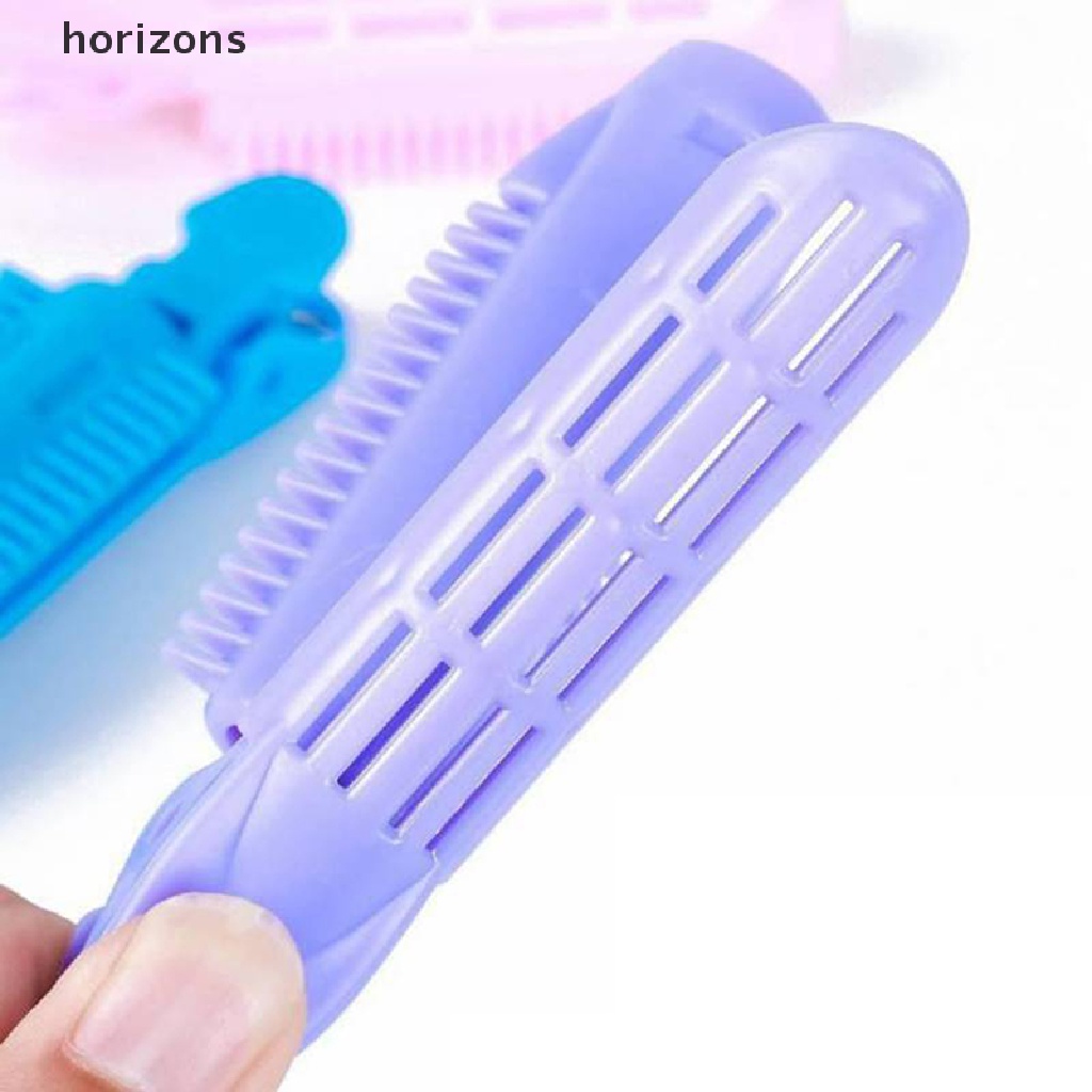 Set 4 Kẹp Tóc Xoăn Tự Nhiên Bằng Nhựa Tự Nhiên
