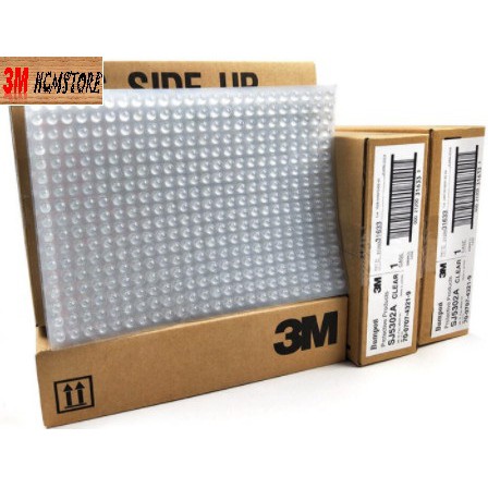 3M SJ5302 1 Vỉ (408 Nút) NÚT ĐỆM CAO SU ĐỆM CHÂN MÁY, CẠNH CỬA nút đệm tròn nhỏ