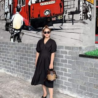 ĐẦM XẾP LI EO BIGSIZE VINTAGE