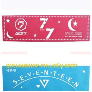 Băng rôn cổ vũ kpop W1,GOT7,SEVENTEEN,BTS,BIGBANG