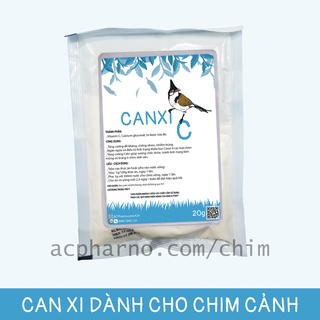 Canxi C Calcium C Dành Cho Chim Cảnh 20g - Chim cu gáy, chào mào, chích chòe, chim săn mồi, bồ câu, khướu, vẹt, họa mi