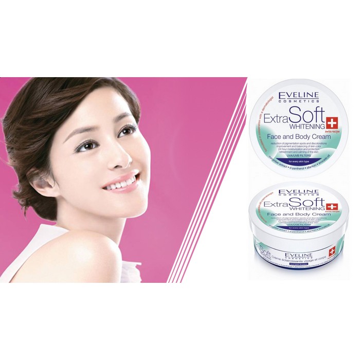 Kem Dưỡng Trắng Da Mặt Và Toàn Thân Eveline Extra Soft