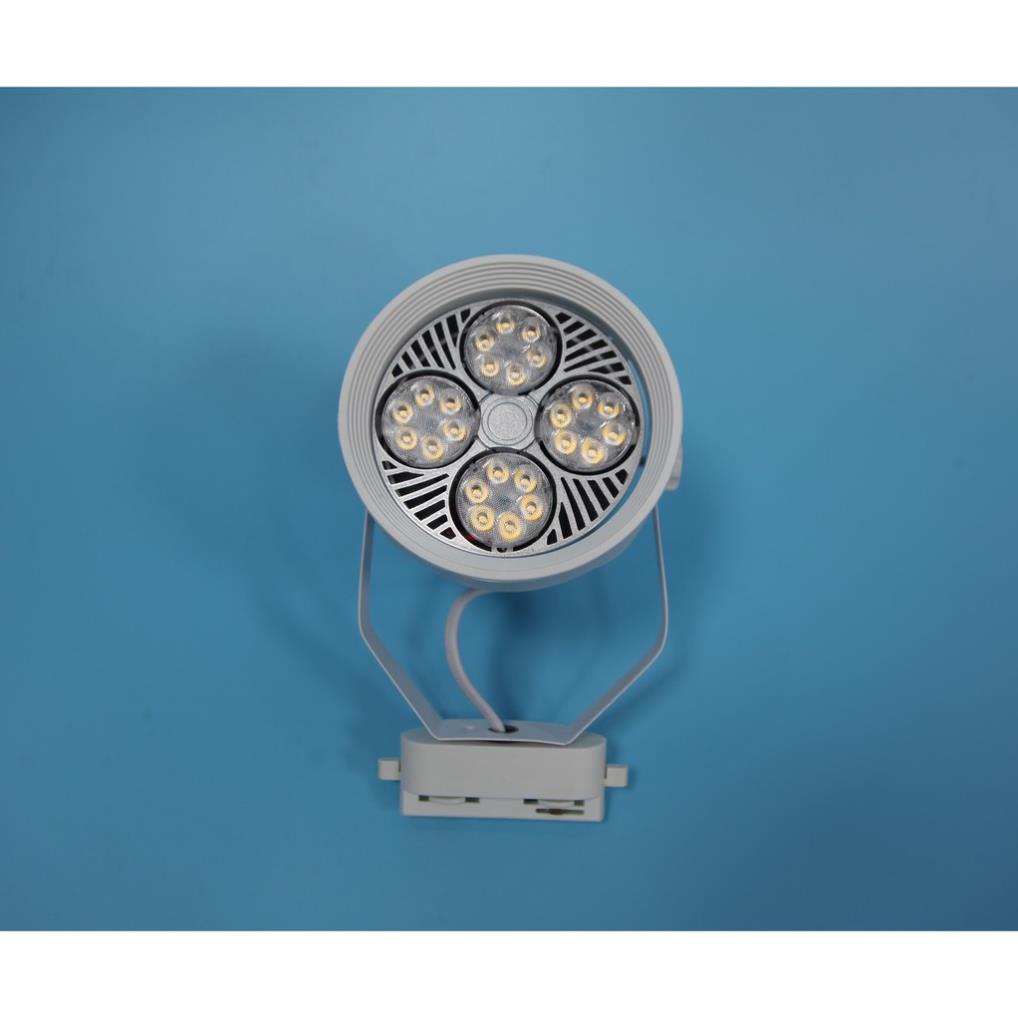 Combo 5 đèn rọi ray mắt trâu 24w + 1 thanh ray 2 mét