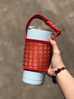 Túi vải treo ly 500ml