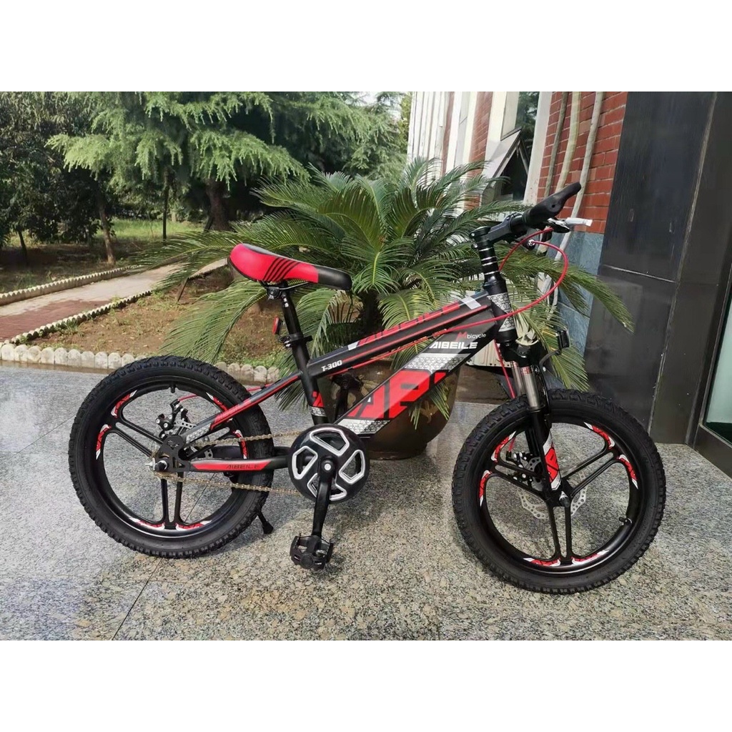 Xe Đạp Địa Hình Trẻ Em AIBEILEBABY Vành Đúc Phanh Đĩa Giảm Sóc Cao Cấp