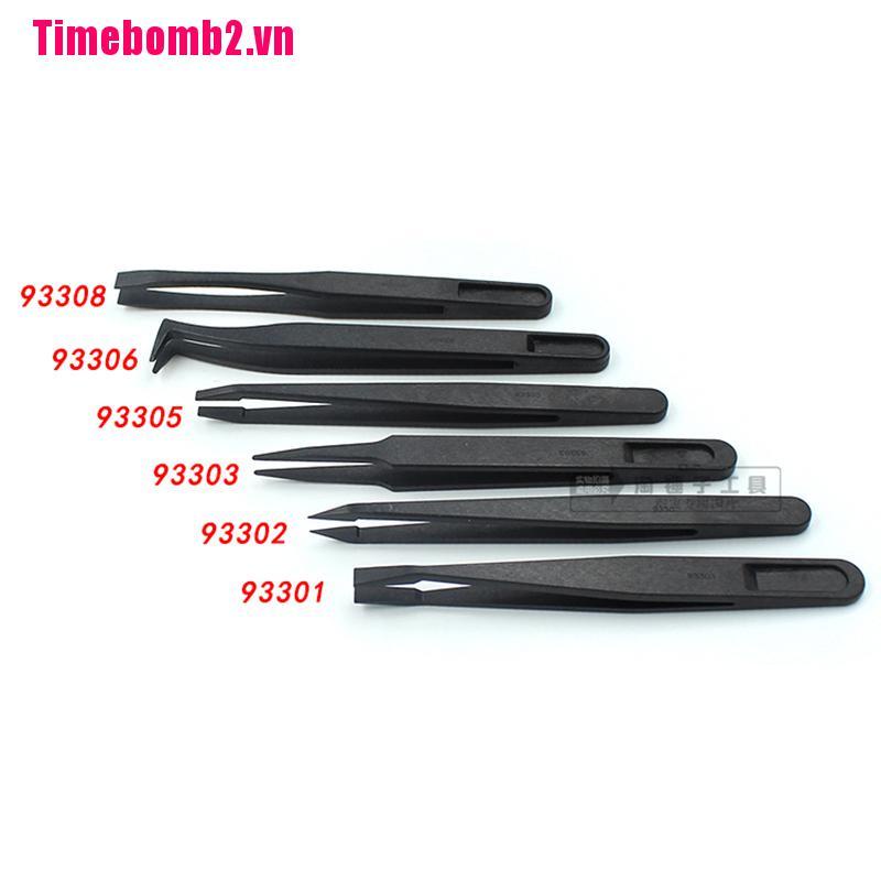 Nhíp Nhựa PPS Tổng Hợp Màu Đen Kích Thước 12X1.1X1.4Cm