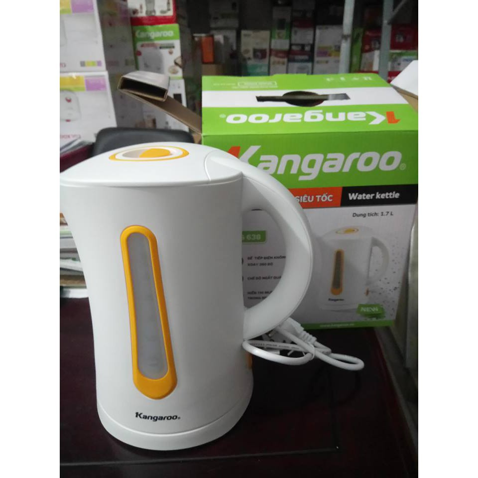 Ấm Siêu Tốc Kangaroo KG638 1.7L