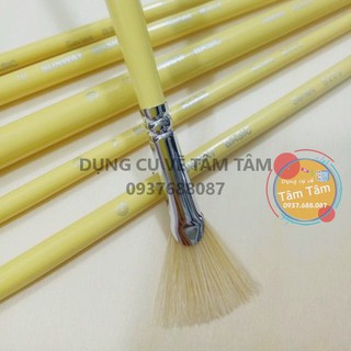 [ TÂM TÂM ]-Bộ cọ quạt 6 cây Sunway Basic thân vàng B203