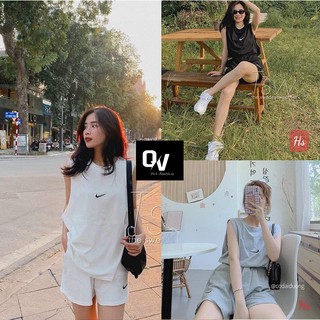 Set bộ đồ nữ 3 lỗ , chất vải xịn , ảnh thật tự chụp - HÀNG MỚI - SHOP Q&V