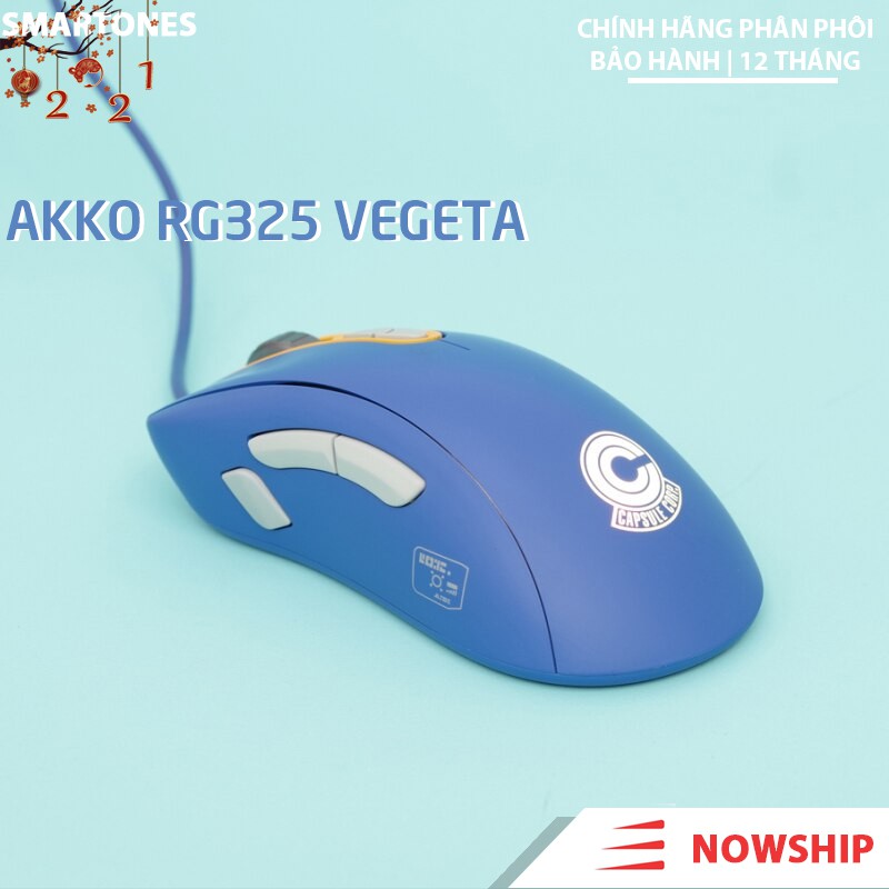 Chuột chơi game AKKO RG325 Dragon Ball Z Mắt đọc PWM3325 Switch Omron (50 triệu lần nhấn)