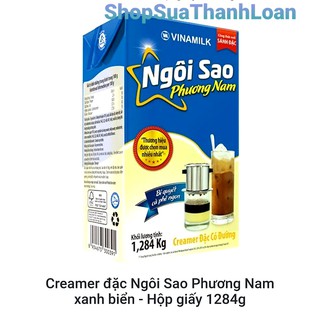 [HSD T12-2022] CREAMER ĐẶC NGÔI SAO PHƯƠNG NAM XANH BIỂN - HỘP GIẤY 1284gr